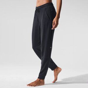 Alo Yoga Soho Sweatpants Loungewear Joggers Soft Dark Gray Size XS
